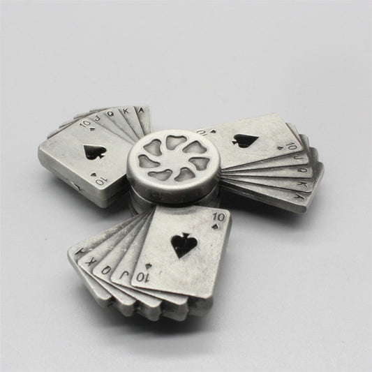 Poker Fingertip Gyroscope | Zinc Alloy | 4 Finishes