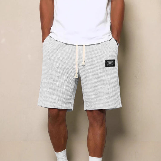Men's Polyester Casual Sports Shorts | Relaxed Fit Solid Colour S-5XL