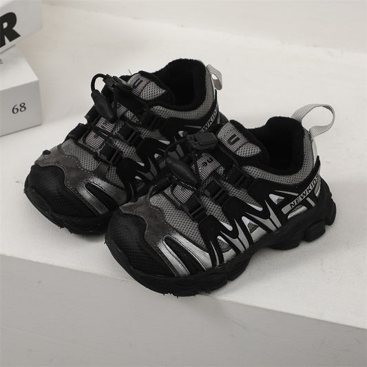 Children's Velcro Warm Winter Shoes | Non-Slip Kids Trainers