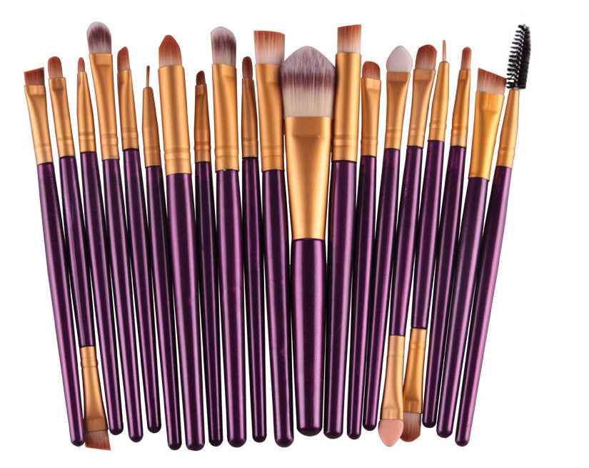 Dual-Tone Makeup Brush – Loose Powder, Blush & Eyeshadow