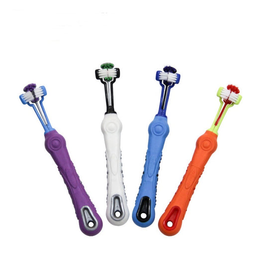 3-Sided Pet Toothbrush – Dog & Cat Teeth Cleaner | Single & 3-Pack
