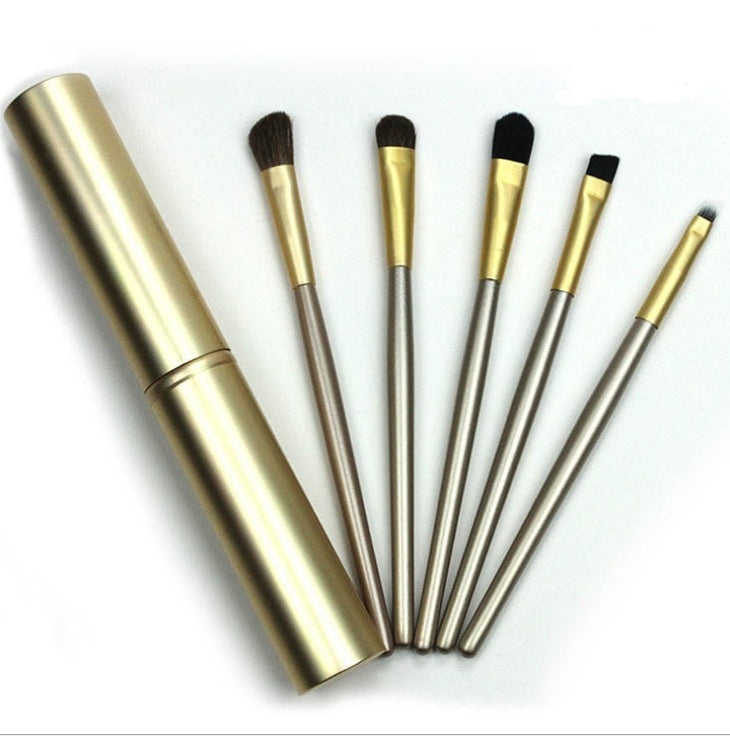 5-Piece Travel Mini Eye Makeup Brush Set