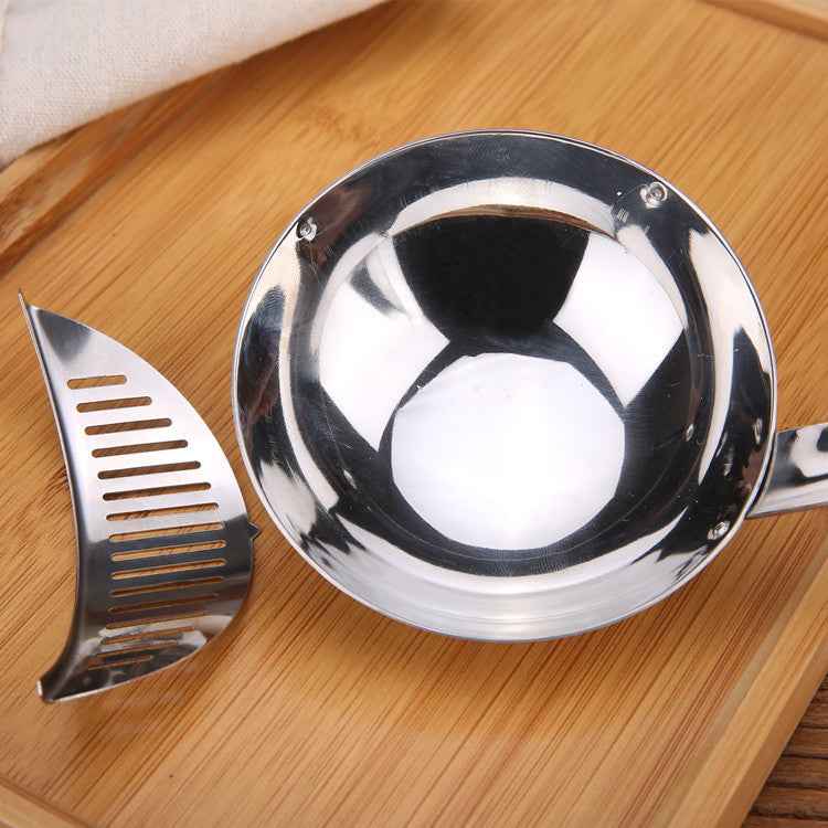 Stainless Steel Colander Ladle Spoon – Detachable Soup Spoon for Kitchen Cooking