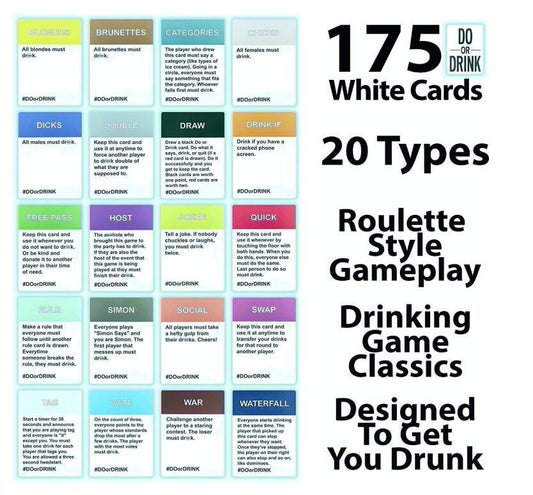 Adult Drinking Card Game | Party Game for Groups