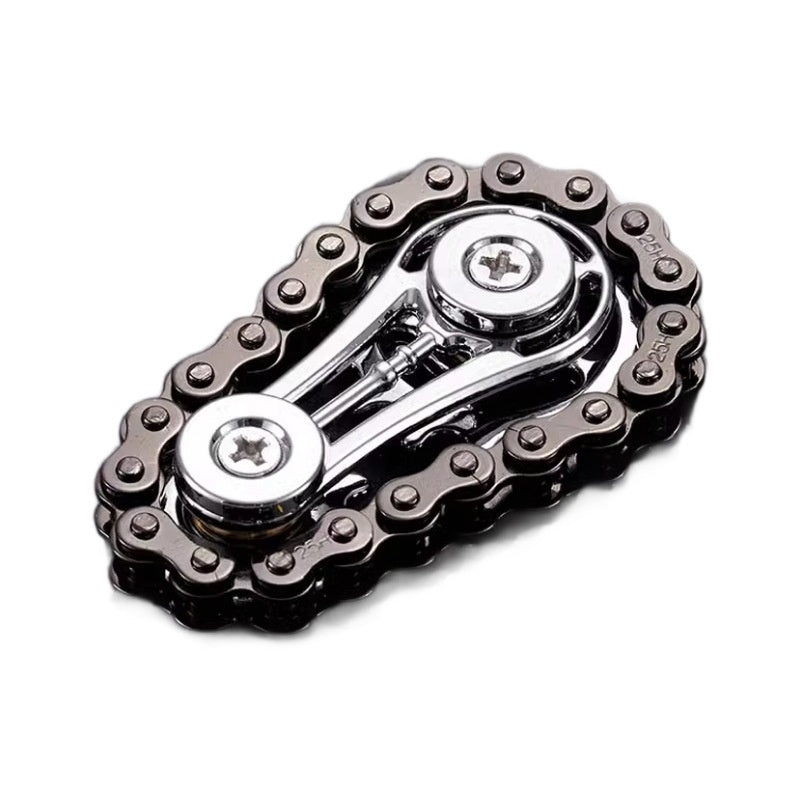 Metal Gear Chain Wheel Spinner Stress-Relief Toy | Alloy