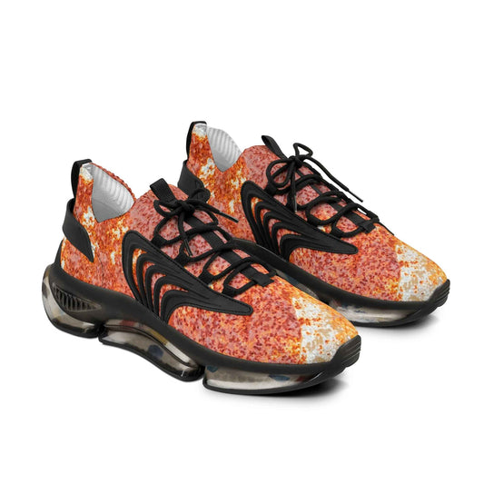 Men's Pizza Print Mesh Sneakers – Novelty Athletic Shoes