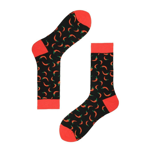 Men's Jacquard Cotton Leisure Socks – Bold Colours