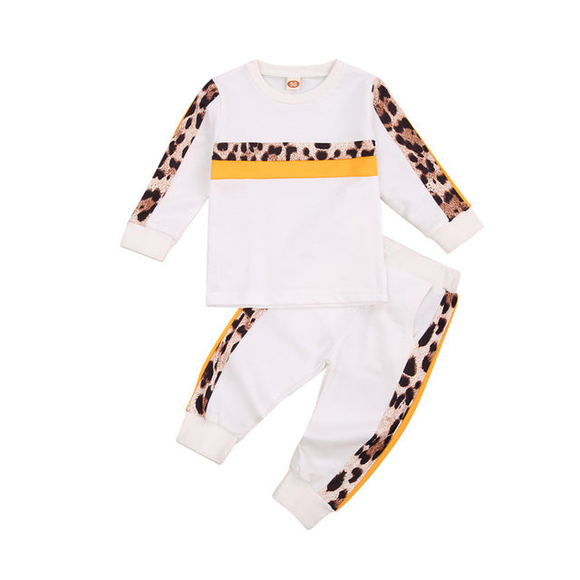 Girls Autumn Winter Clothing Set | Sizes 12M–5 Years | Black, Pink, White