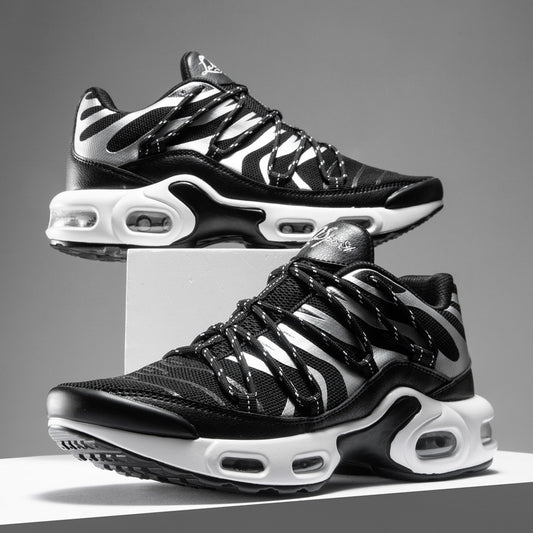 Men's Air Cushion Running Trainers – Thick Sole Sports Shoes, 4 Colours