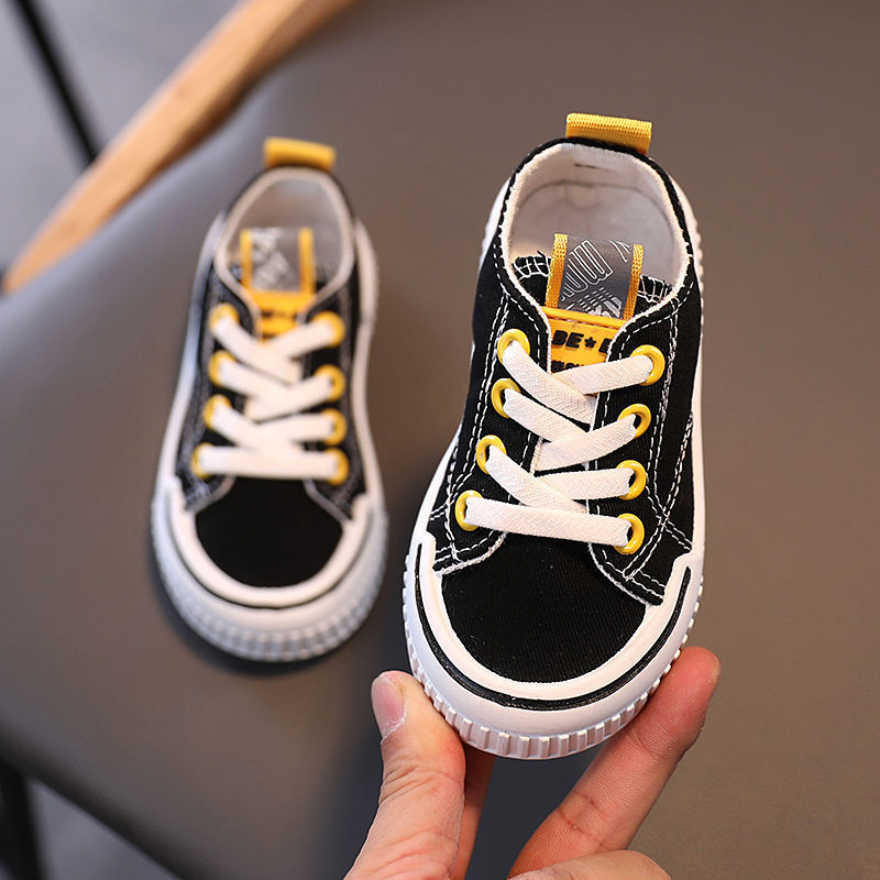Children's Canvas Trainers – Non-Slip, EU 21–32