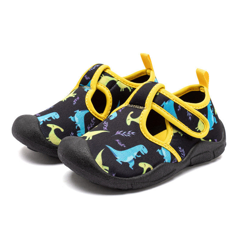 Children's Velcro Woven Beach Shoes – Breathable, EU 21–30