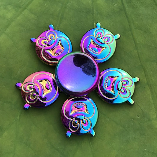 Rainbow Alloy Finger Spinner Fidget Toy | 19 Shapes to Collect