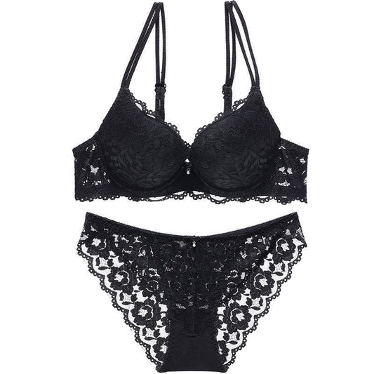 Lace Underwired Bra with Gather and Lift | 6 Colours