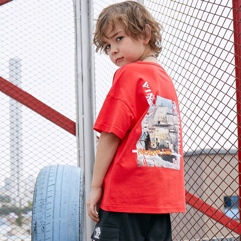 Children's Sports Print T-Shirt | Ages 6-12
