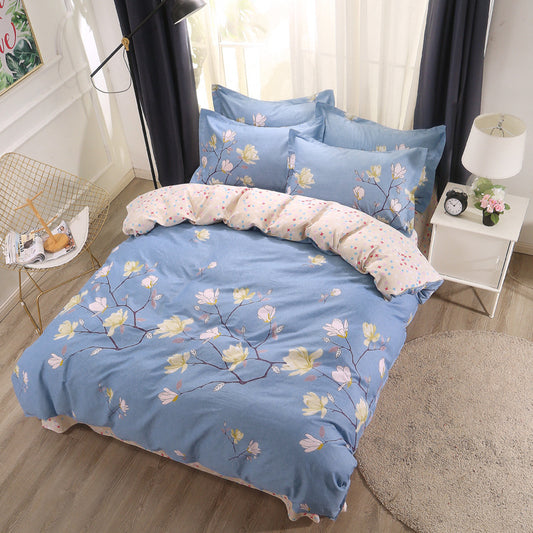 Cotton Four-Piece Bedding Set | Single to Super King & Beyond