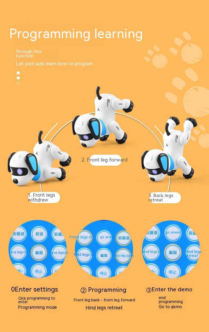 Intelligent Robot Dog Remote Control Electric The Toy Dog
