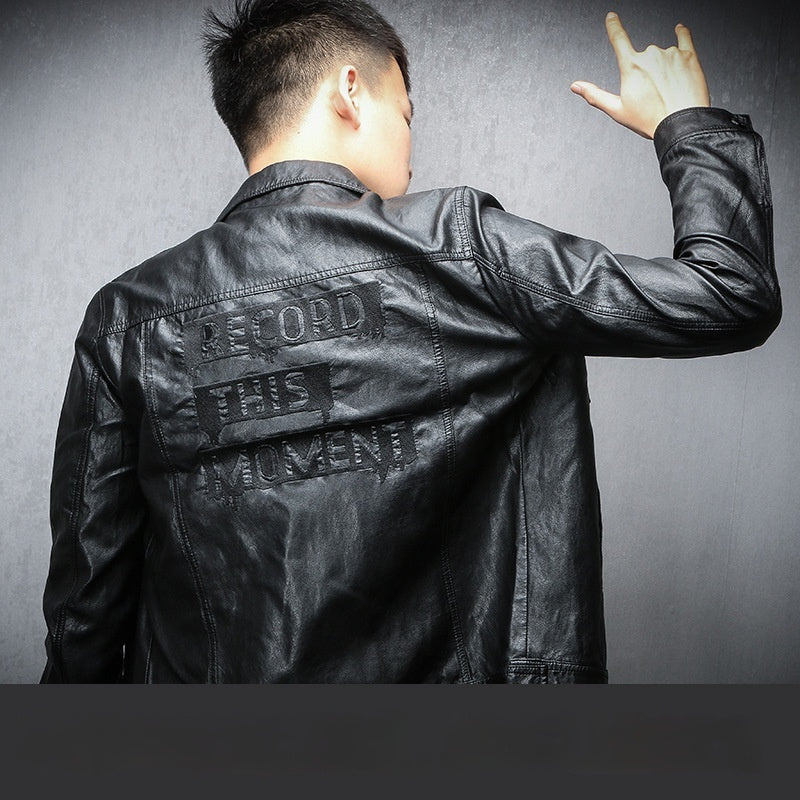 Men's PU Faux Leather Biker Jacket – Slim Fit | Fleece-Lined Option | M–4XL