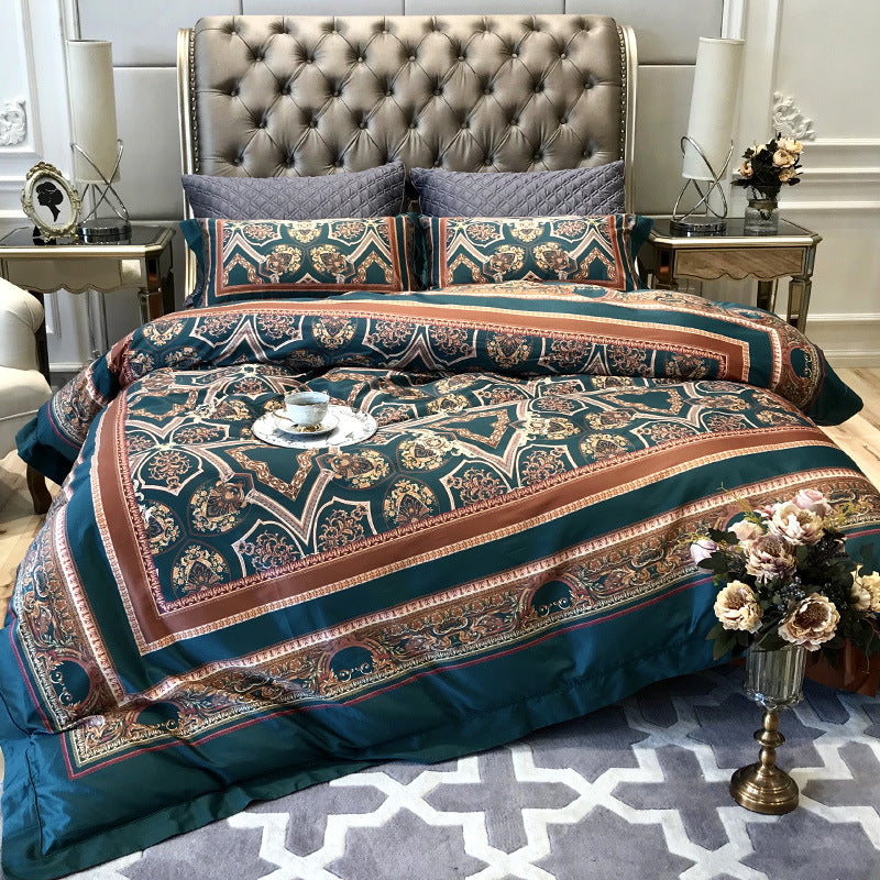Digital Print Pure Cotton Bedding Set 6 Piece | 11 Designs