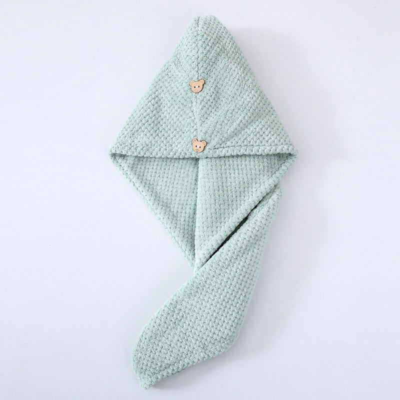 Coral Fleece Hair Drying Cap & Headscarf | Premium Velvet | 19 Colours