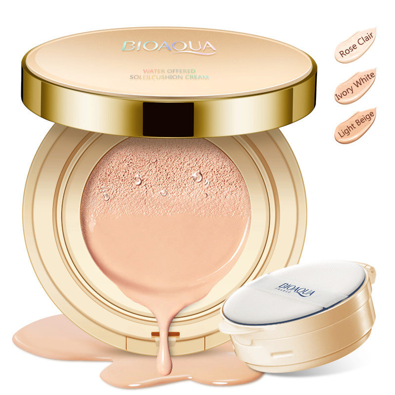 BIOAQUA Air Cushion BB Cream – Moisturising Foundation & Concealer 3 Shades