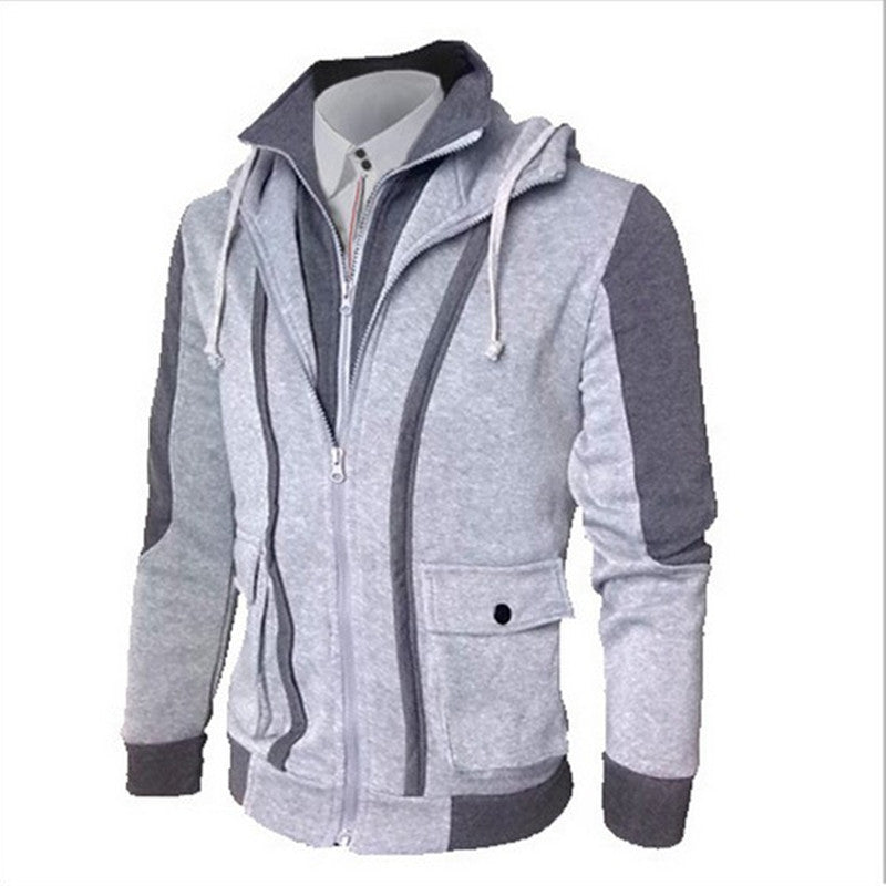 Men's Slim-Fit Hooded Zip Jacket | Cotton Casual Coat – JParker Collections