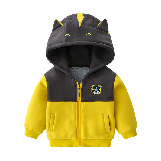 Children's Padded Cotton Hooded Jacket | Lightweight Kids Coat
