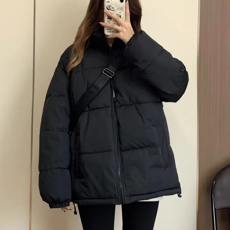 Women's Hooded Stand Collar Padded Coat | Casual Winter Coat