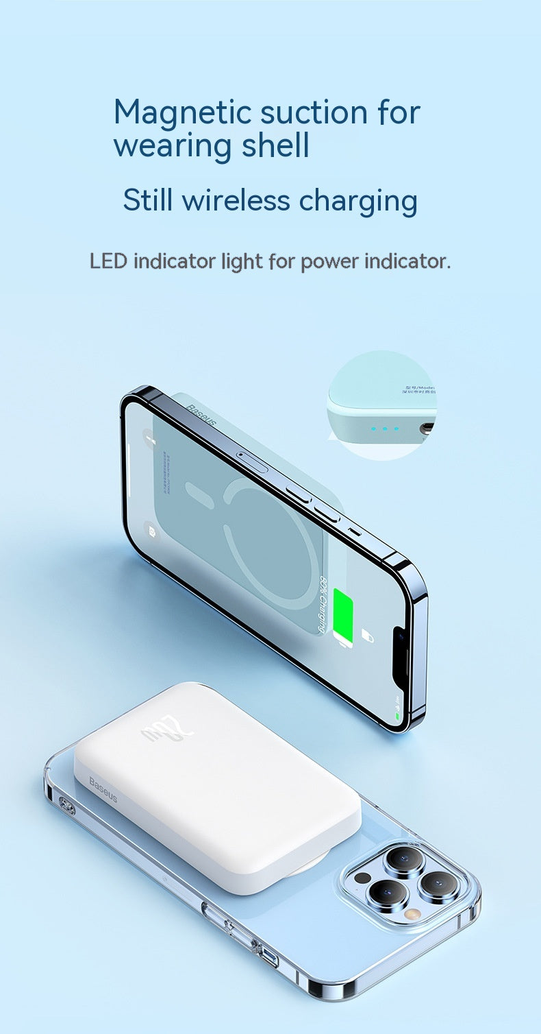 Magnetic Wireless Power Bank – 15W Wireless & 20W Fast Charging 5000mAh & 10000mAh