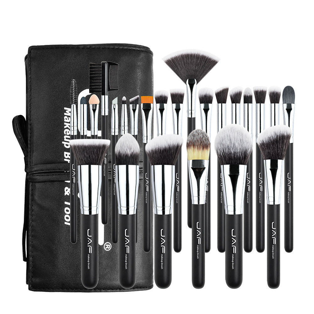 24-Piece Professional Makeup Brush Set – Complete Face & Eye Collection