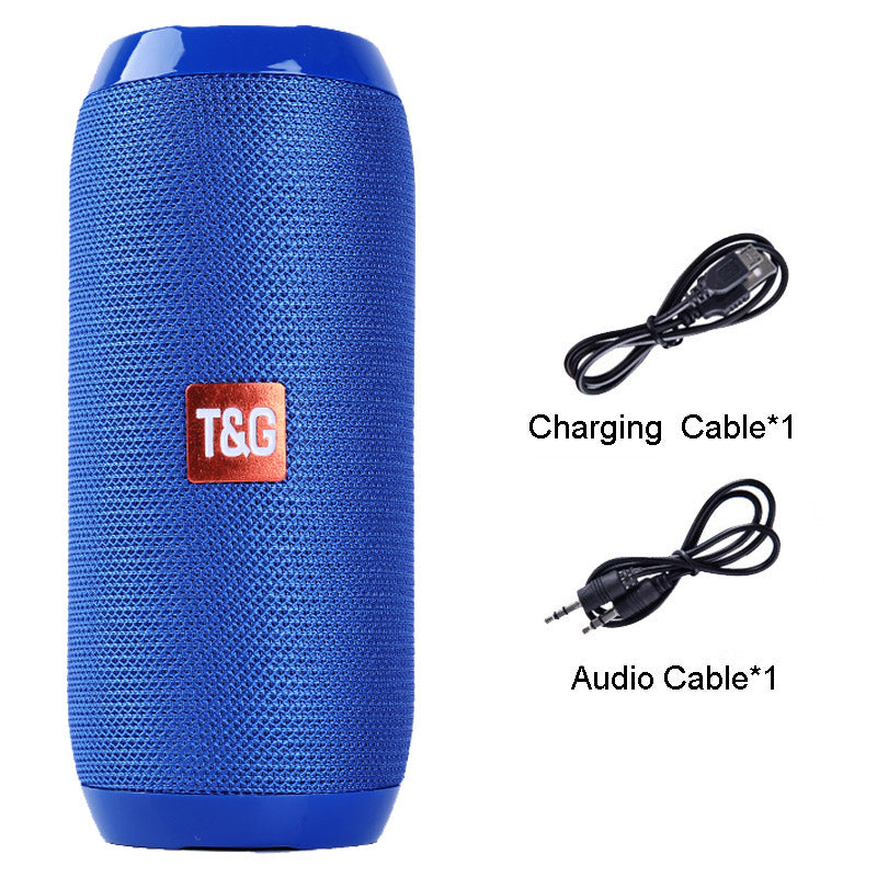 Portable Bluetooth Speaker with FM Radio & IPX5 Waterproofing