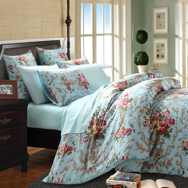 100% Cotton Printed Duvet Cover – 10 Designs, 4 Sizes