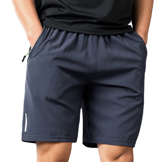 Men's Zip-Pocket Casual Sports Shorts