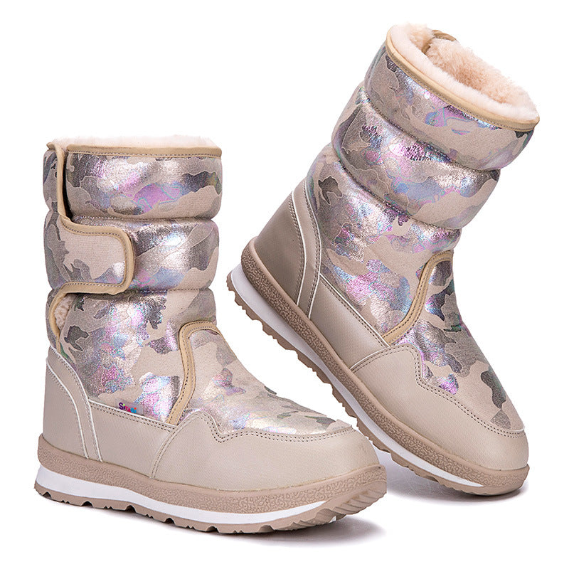 Children's Fleece-Lined Winter Boots | Warm Kids Snow Boots