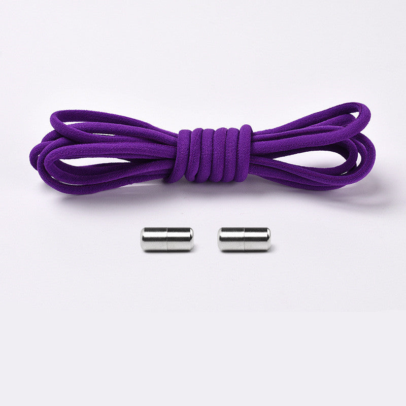 Elastic No-Tie Shoelaces – Half-Round Capsule Lock, 22 Colours