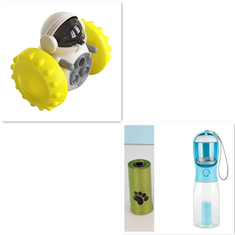 Interactive Slow Feeder Tumbler Toy for Cats & Dogs | IQ Treat Dispenser
