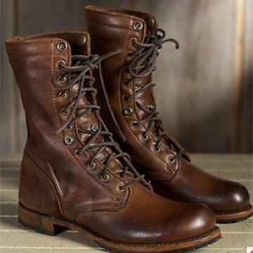 Unisex Mid-Calf Knight Boots – Square Heel