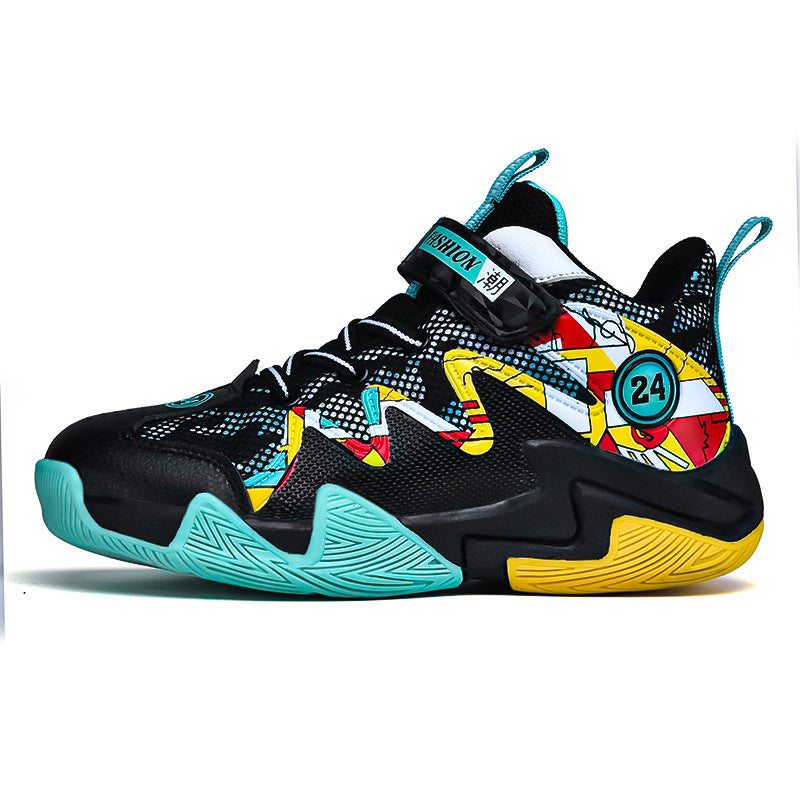 Boys' Mesh Basketball Trainers – Breathable, EU 31–40