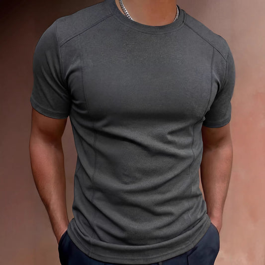 Men's Raglan Sleeve Contrast Cuff T-Shirt | Slim Fit