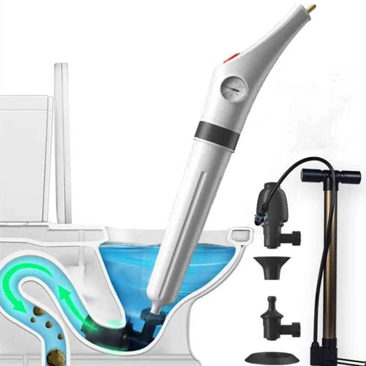 High-Pressure Air Drain Blaster Gun – Toilet & Sink Plunger Unblocking Tool