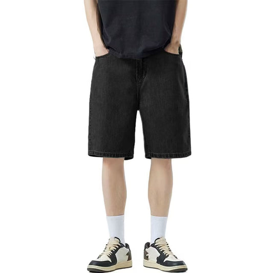 Men's Denim Shorts | Loose Fit Straight Leg Hip-Hop Style S-4XL