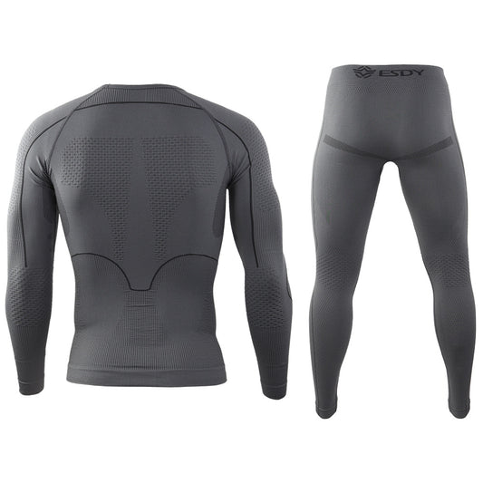 Men's Knitted Thermal Underwear Set | Cotton Base Layer