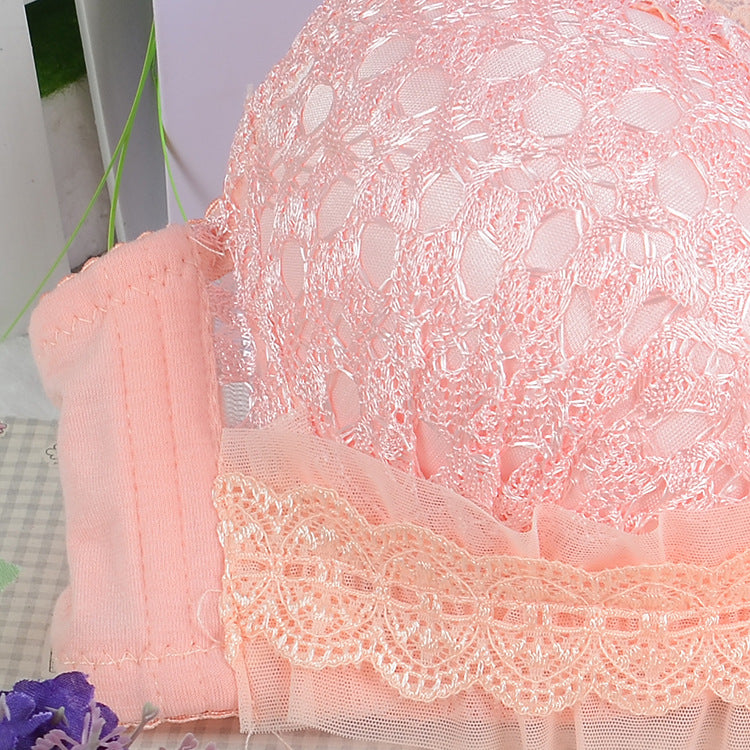 Women's Full Cup Lace Bra & Panties Set | Detachable Straps 7 Colours