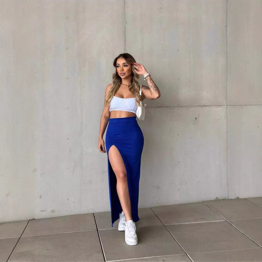 Women's Slit Bodycon Mini Skirt