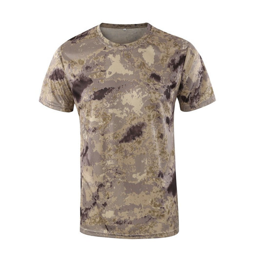 Men's Camo Print T-Shirt – Breathable Sports Top | 3 Styles | Sizes S–3XL