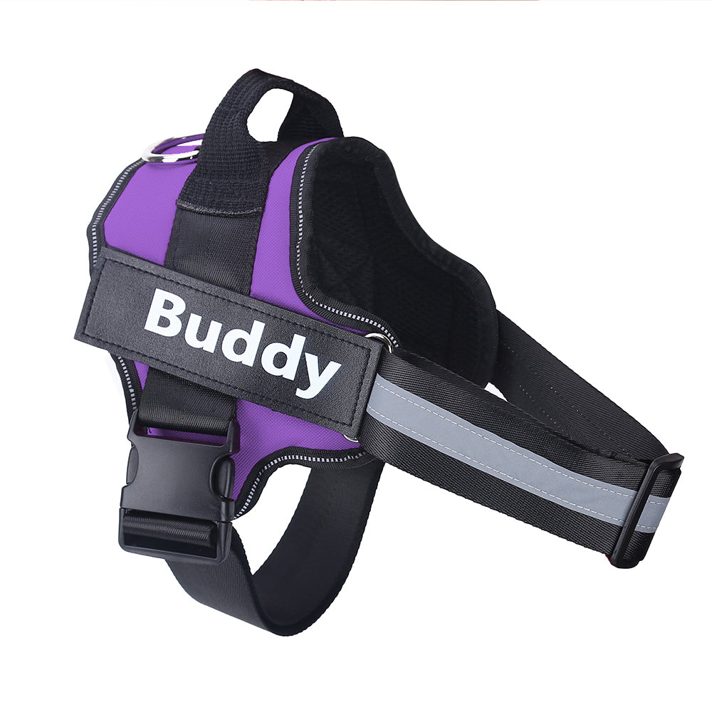 No-Pull Reflective Dog Harness | Adjustable Nylon Vest Puppy to XXL