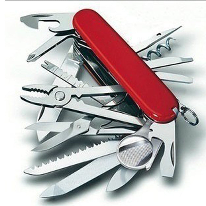 20-in-1 Stainless Steel Multi-Tool Pocket Knife – 91mm EDC Folding Knife Pliers, Saw & Scissors