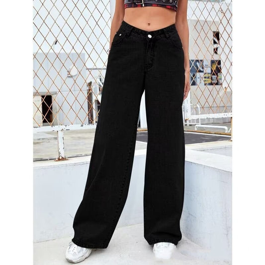 Women's High-Waist Straight-Leg Jeans | S to 3XL | 4 Colours