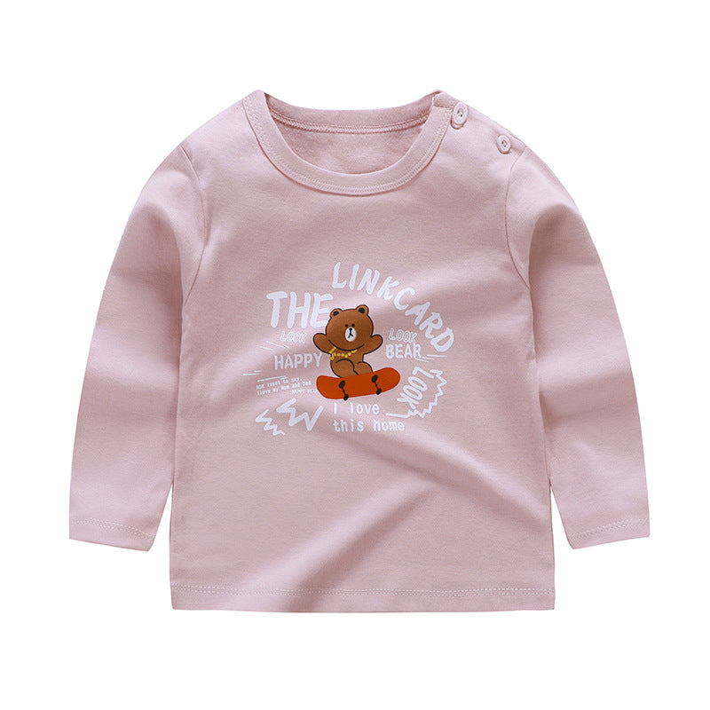 Children's Cartoon Print T-Shirt | Unisex Soft Cotton | 9 Colours
