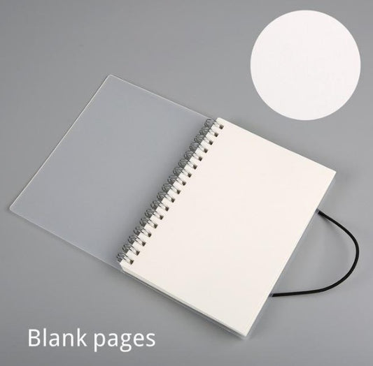 Clear Cover Spiral Notebook | 100gsm Cream Paper | A5 & A6 | 6 Styles