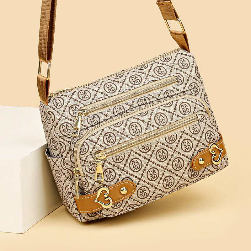 Women's Oxford Cloth Crossbody Bag – Minimalist Shoulder Bag